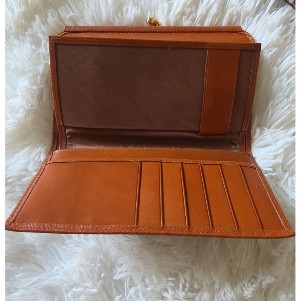 Vintage Dooney & Bourke Pebbled Leather Wallet – Made in USA - Picture 9 of 11